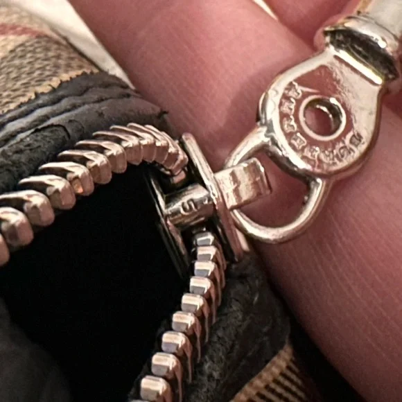 Vintage Y2K Burberry Chester House Check Coated Canvas Bowling Bag Satchel FLAWS Satchels